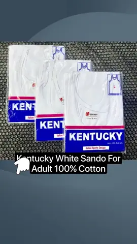 Kentucky White Sando For Adult 100% Cotton #fyppppppppppppppppppppppp #follower #foryou #fyp #fypシ゚viral 