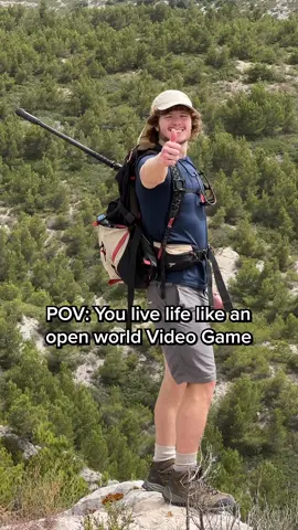 POV: You live life like an open world video game! 🌎 I managed to get this 3rd person effect using the Insta360 X4 by @insta360 with Backpack Mount and I think it looks epic! 📸 #Hiking #adventure #hikingadventures #Outdoors #adventurer 