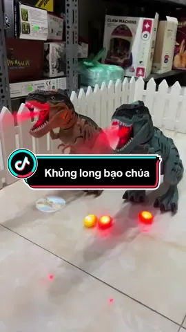Đồ chơi khủng long bạo chúa phun khói đẻ trứng phát sáng #dochoikhunglong #dochoi #khunglongbaochua #xuhuong 