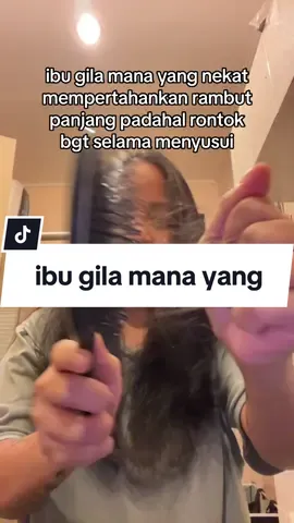 jidat semakin lebar apakah rambut harus di botakin (lagi)? #bellzky16 #menyusui #rontok 