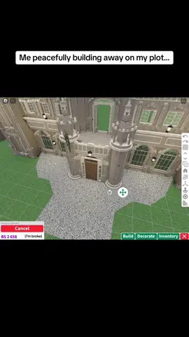 Send help!! i have to work 😔💔 i hateeee when this happens, i guess thats what i get for building a castle lol #roblox #bloxburg #bloxburgbuilds #fyp #foryou #viral #fypシ #custombuild #bloxburgexterior #bloxburghouse #robloxfyp #castle
