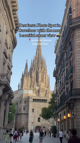 Barcelona's most beautiful street view #barcelona #barcelonacity #barcelonatips #thingstodoinbarcelona #freethingstodoinbarcelona #explorebarcelona #barcelonaguide #instaspotbarcelona #famousstreets #bcn #catedraldebarcelona #españa #bcntiktok #fy #verano #barcelonanow #barcelonatoday #barcelonastreet #catalunya #barcelona_spain 