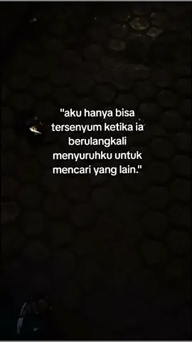 dia suruh gua menyari yang lain sdangkan knyamanan gua udah di dia #savibes #galau #sad4u #story #fypp 