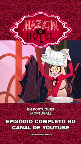 [+18] | HAZBIN HOTEL EPISÓDIO COMPLETO EM PORTUGUÊS! Episódio 01 em Português disponível nosso canal de Youtube ❤️ #fyp #fypシ #vivziepop #hazbinhotel #helluvaboss #lackadaisy #murderdrones #english #animation #portuguese #portuguesedubbing #dobragemportuguesa #angeldust #charliemorningstar #alastor #helluvabosschaz #fandub