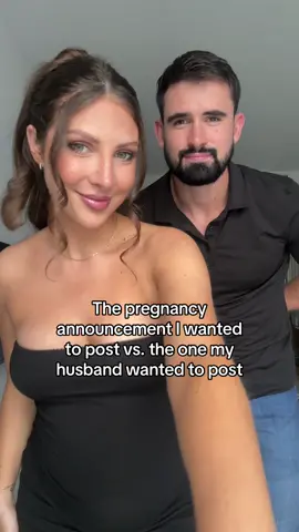 He’s a little more direct, I guess 😂🩵🩷 #pregnancyannouncement 