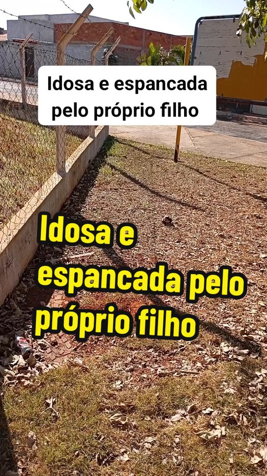 Idosa e espancada com barra de ferro pelo próprio filho#lameu #noticias 