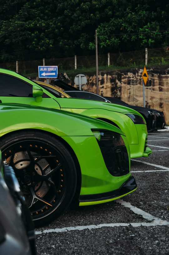 Club Audi Malaysia Ipoh Drive taken with insta360 from the backseat of a Subaru Forester SG9. Tibe #insta360 #audi #supercar #subaru #fyp 