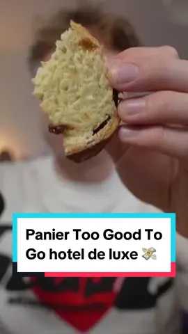 Je teste un panier anti-gaspi Too Good To Go à 2,49€ dans un hôtel de luxe 😏 #degustation #toogoodtogo #patisserie 