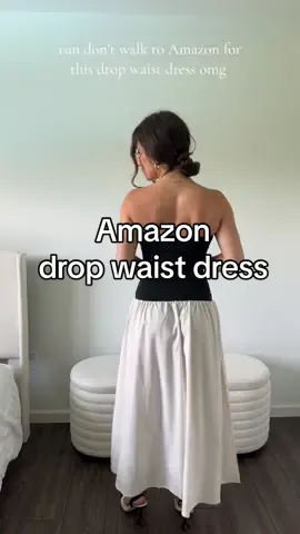 screamingggg at this dress omg #amazonfavorites #amazonfashion #amazonfashionfinds #amazondress #dropwaistdress #dropwaistdresses #amazondress #amazonstraplessdress