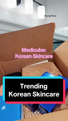 I was #gifted a box of #skincare by @Medicube Global You know how much i already love the #exosomeshot serum. I can’t wait to try the rest of the #koreanskincare they sent 🙌🏻 #dealsforyoudays #TTSACL #medicubereview #tiktokshopfinds #medicubetiktokshop #kbeauty #TikTokShop #glassskin  