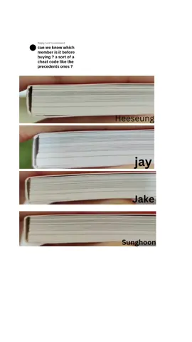 Replying to @lc  i just found the pattern of the pages of these engene version i hope this might be helpful for y’all!!(enhypen romance engene version album) cre:@momo #enhypen#enhypenalbum#enhypenromance#kpopalbum#engene#foryou#foryoupage#kpopunboxing#fypage