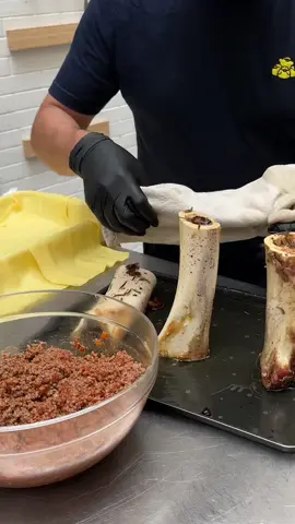 Bone marrow meat lover’s lasagna #meat #lasagna #bonemarrow 