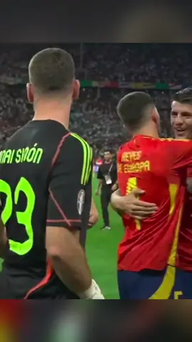 Pedri wanted to pinch Unai Simón and make him angry😂#EURO2024 #champion #spain 