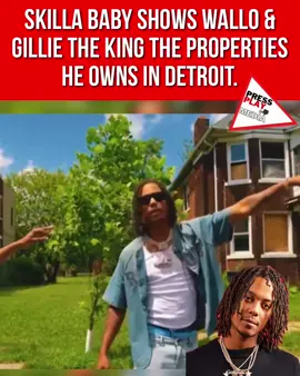 #pressplay▶️: Rapper #SKILLABABY showed #Wallo & #GillietheKing the #properties he owns in #Detroit. 