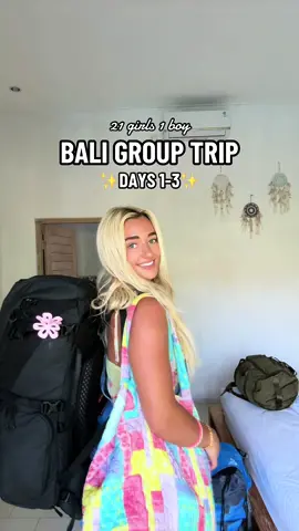 WELCOME TO BALI ✈️💚 Our group trip is finally here! Here’s a recap of our first 3 days with the most incredible group of people i’ve ever met. Everyone is truly so full of love 💌 Follow along for the rest of our trip + comment if you want to come on our next trip 👀👀 #grouptrip #bali #travel #BestFriends #canggu #uluwatu #nusapenida 