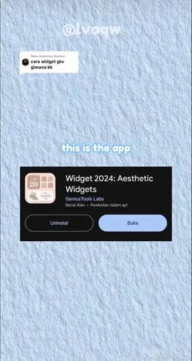 Membalas @lluuviuu app: aesthetic widgets, ini bukann?#toturial #widget #fyp #fypシ #moots #vivo #fypdongggggggg #fypdongggggggg #fyppppppppppppppppppppppp #fyppppppppppppppppppppppp #fyppppppppppppppppppppppp 