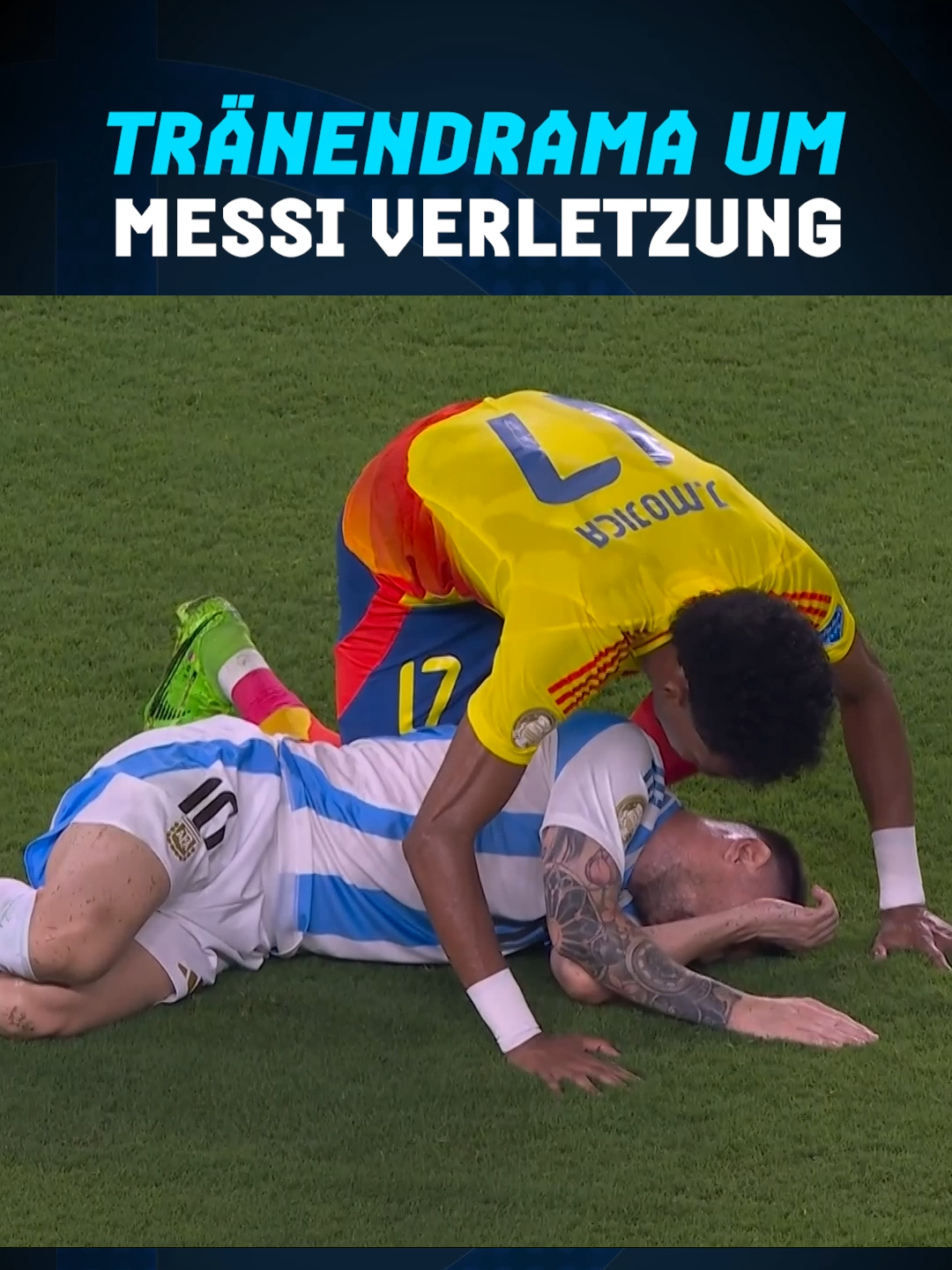 Tränen beim Superstar und auf der Tribüne 🥲🥲 War das sein Argentinien-Abschied? #Sportdigital #Argentinien #Messi #CopaAmerica #Kolumbien