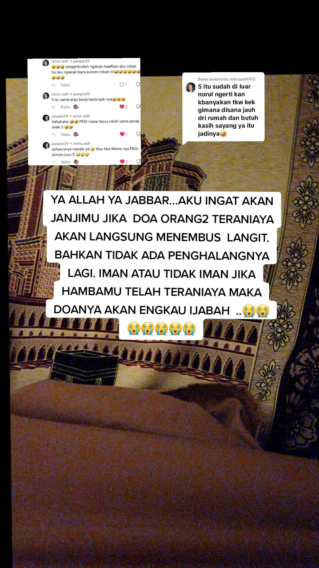 Membalas @retnoasih913 Ya Allah lindungilah saudaraku seimanku ini.. jagalsh dia dan keturunannya star tdk mengalami nasib sepertiku dan jauhkn dia dr olok2 orang lain...amiin😭😭😭😭😭 #sujudsyukur #alhamdulillah #fypシ゚viral #sedih #pegisetiawanbebas 