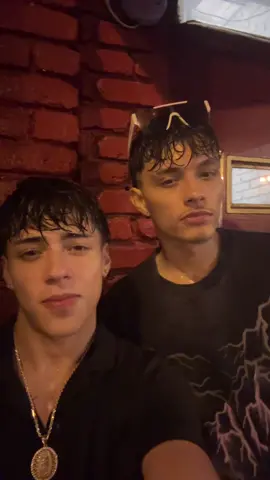 stuck in the rain with @lucas 😪