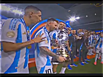 Copa America 2024 Champions Argentina 🇦🇷  #messi #dimaria #copaamerica #argentina #winningmoment #footballlover 