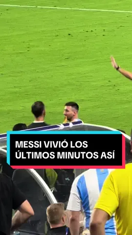 Así vivió Messi y los últimos minutos de Partido #footballtiktok #deportesentiktok #tiktokfootballacademy #copaamerica #messi 