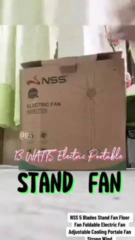 ##nss##5blades##stand##fan##floor##floor##foldable##electricfan#a#adjustablec#coolingp#portalef#fans#strongw#windf#fypv#viral