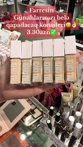 Farresdən örtücülüyü möhtəşəm olan həmin o konsiler,günboyu dəridə pürüssüz bir şəkildə qalır-3.30azn👌🏻😍 Metrolara çatdırılma pulsuzdur sifariş üçün dm💌 #fy 