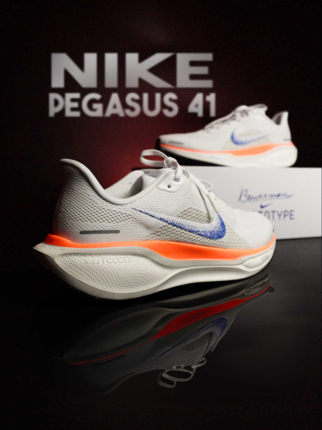 UNBOX ! NIKE PEGASUS 41 BLUEPRINT Price 5,200.- ระบบลดแรงกระแทกที่ตอบสนองได้ดีในรองเท้าวิ่งผู้ชาย NIKE Pegasus 41 Blueprint ให้ย่างก้าวที่เปี่ยมพลังสำหรับการวิ่งบนท้องถนนในทุกวัน สัมผัสการส่งแรงกลับที่เบากว่าเดิมด้วยส่วน Air Zoom แบบคู่และพื้นรองเท้าชั้นกลางจากโฟม ReactX นอกจากนี้ ตาข่ายออกแบบเชิงโครงสร้างที่ปรับปรุงมาใหม่ยังช่วยลดน้ำหนักและเพิ่มการระบายอากาศ​ ช้อปเลยที่ Supersports #SupersportsThailand #NIKE #pegasus41