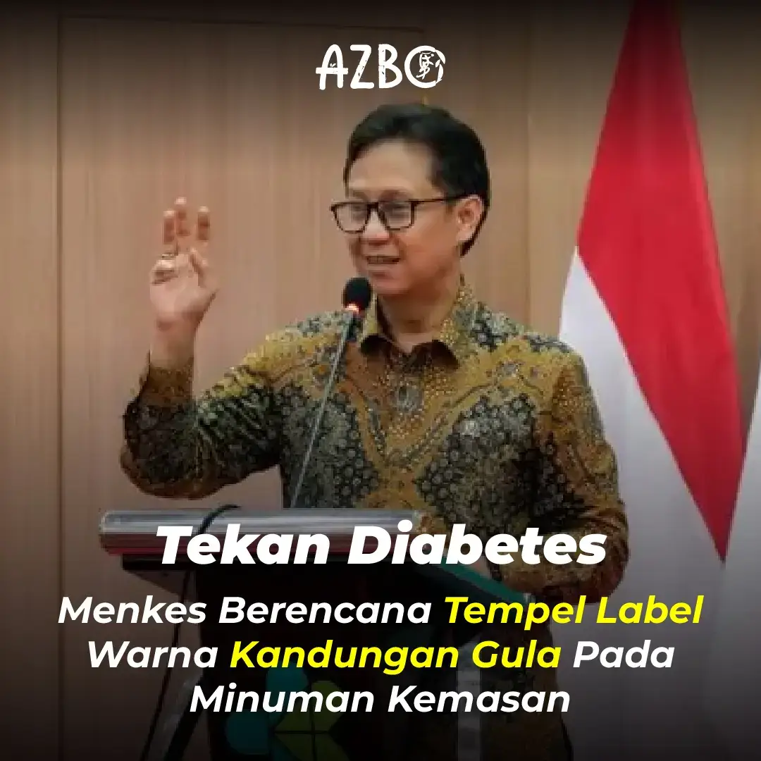 Menteri Kesehatan Budi Gunadi Sadikin menyatakan langkah tersebut untuk menekan tingkat konsumsi gula pada masyarakat Indonesia yang tinggi. Ia menyebut Pemerintah Singapura sudah menerapkan ini dengan menampilkan label kandungan gula berdasarkan warna di kemasan produk atau yang dikenal di sana sebagai Nutri-grade. 