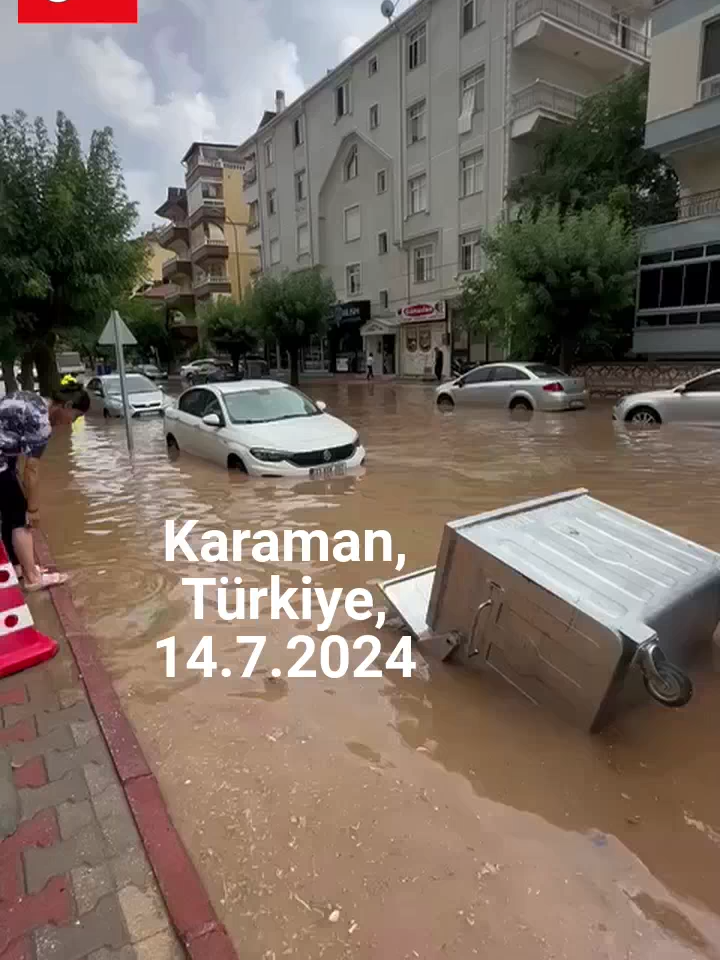 Floods in Karaman, Türkiye, 14.7.2024 #Floods #Karaman #Türkiye #Turkey #flooding #flood #sel  Karaman'ı sel aldı Karamanda Şiddetli #Yağmur #Sele Neden OlduKaramanda bugün ikindi saatlerinde başlayan şiddetli yağmur, şehirde sele yol açtı. Yılları ve bodrum katlar... Karamanda Şiddetli Yağmur Sele Neden Oldu Karamanda bugün ikindi saatlerinde başlayan şiddetli yağmur, şehirde sele yol açtı.  Yılları ve bodrum katlarını su bastı, birçok iş yeri sular altında kaldı. Şehrin altyapısı bu yoğun yağmur karşısında yetersiz kaldı ve yağmur tüm şiddetiyle devam ediyor. Sturmflut, Überschwemmungen, Orkanböen, Dauerregen,  allagamento, allagamenti, ríosdesbordados, deslaves, desbordamientos, Lasfuerteslluvias, afectaciones, deslizamientosdetierra, trovoada, desastre, chuvada, Tempestade, Trovoada, Chovetorrencialmente, unwetter, grêlons,  #洪水, Überflutungen, Hochwasser, فيضانات, Überflutetes, inondasyon, pluie, nevrijeme, nevreme, sel, banjir, heavyrain, potop, intempéries, storm, thunderstorm, tempestade, tempestades, diluvio, 大雨, 洪水, 災害, 冠水, فيضانات ,, trovoada, Gewitter, Sturmböen, allagate, temporale, tempesta, pioggia, inondés, bombadacqua, 洪水, chove, chovechuva, inunda, forteslluvias, lluviasfuertes, intensaslluvias, derrumbe, inundadas, burze, opady, podtopionych, podtopienia, Załamanie, pogody, ulewą, nevreme, potop, nevrijeme, Pluies, torrentielles, heavyrain, rainfall, orages, pioggia, orage, tempesta, sel, banjir, tempête, дождь, ливень,  storm,  гроза, наводнение, катастрофа, потоп, 洪水  villámárvíz, Negaiss, überschwemmungen,  flood, flooding, floods, flashflood, HeavyRains, tormenta, rainfall, alluvione, lluvias, lluvia, chuvas, banjir, enchente, inundaciones, 洪水, thunderstorm,  unwetter, unwetterwarnung, فيضانات,  alagamentos, Wetterleuchten, prăpăd, vendaval,  diluvia, Tugev tuul, hoovihmad, äike,  Onweer en hagel, rainstorms  villámárvíz, Powódź błyskawiczna,  洪水, Flash flooding, flash floods, flooded, flooding,  Inundaţii, ploaia torențială,  cheias, Inundación,  Enchente, tugevat tormi, As cheias de rios e arroios, Chuvarada histórica, Ciclone extratropical causa alagamentos, Πλημμύρες,