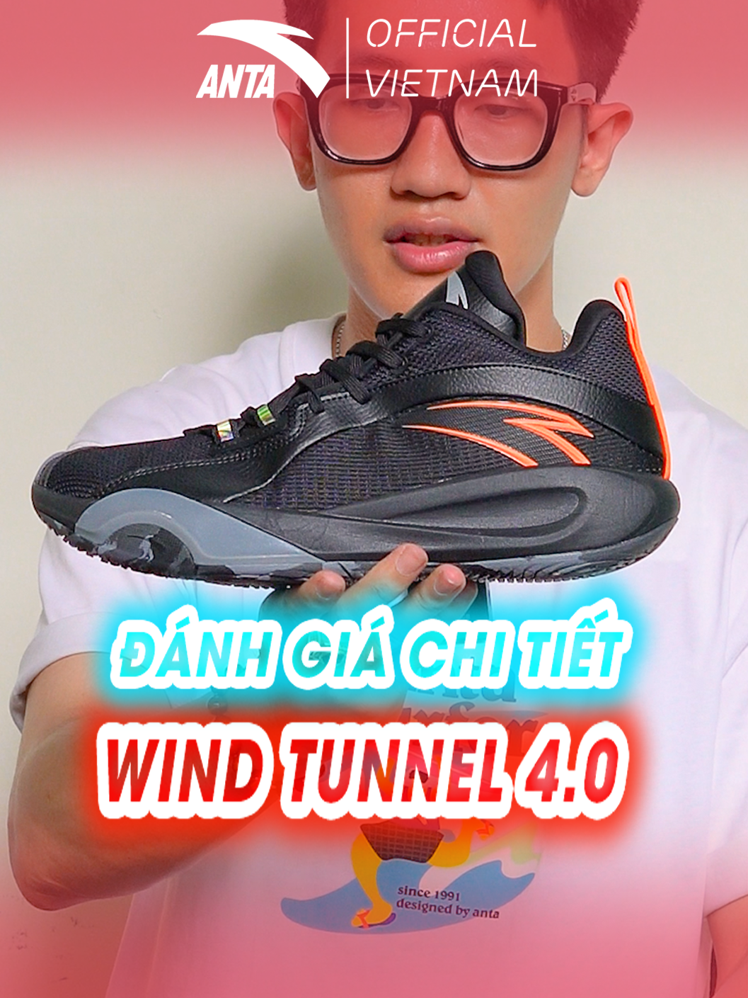 Review chi tiết và chân thật một đôi bóng rổ  chuyên indoor - Anta Wind Tunnel 4 #antavietnam #antasports#anta #sportsontiktok #gordonhayward #baseketbal #sports