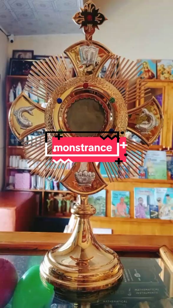 monstrance now available  #monstrance #meruconsolatacatholicbookshop #priest #nun #tiktok #fyp #merutiktokers #peshnw 