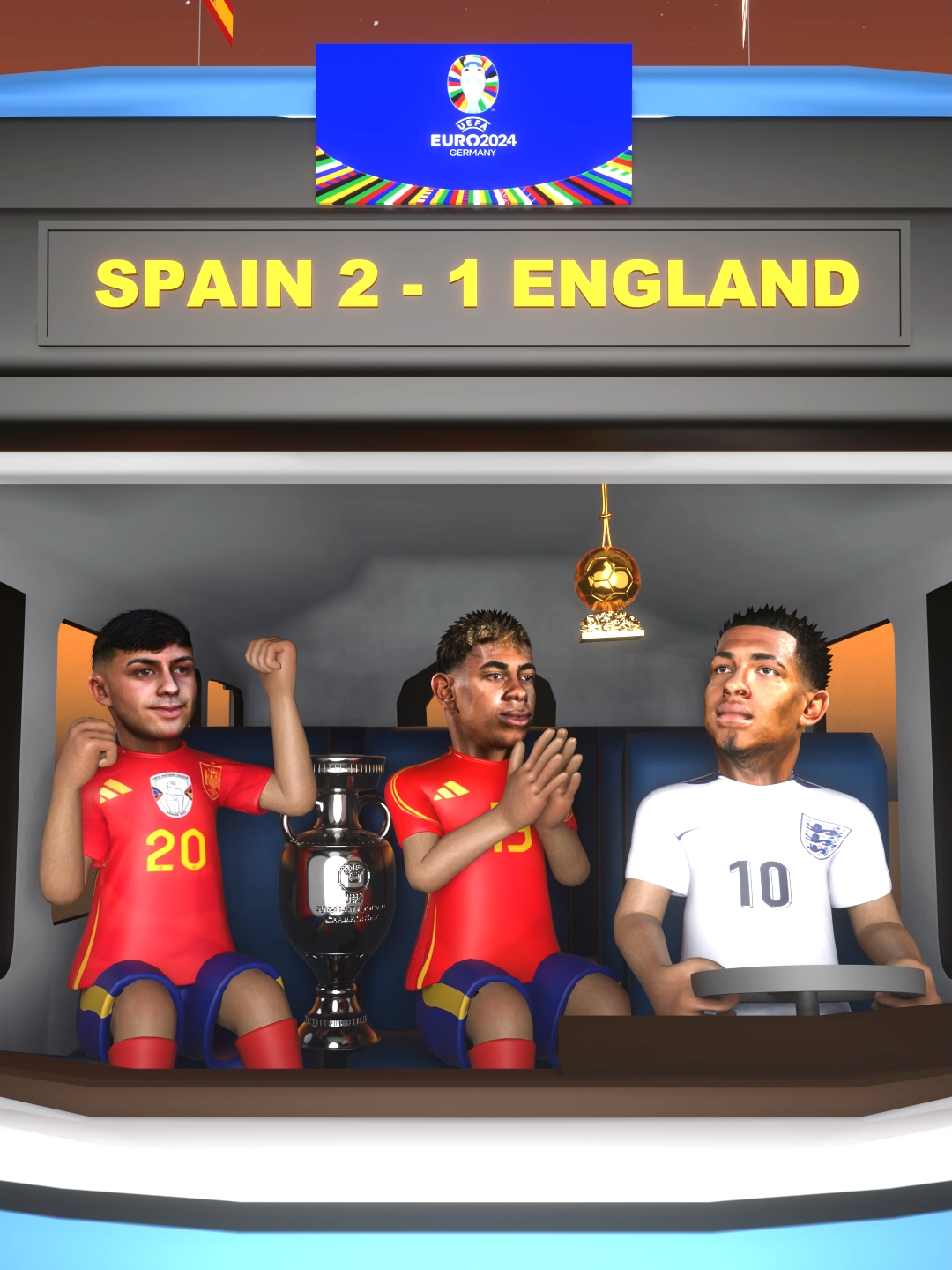 Spain is the winner of EURO 2024 ⚽️🏆🇪🇸 #EURO2024 #Spain #SpainTeam #England #EnglandTeam #LamineYamal #Yamal #Pedri #JudeBellingham #Bellingham #Belligol #SpainEngland #ESPENG #BallonDOr #Football #Soccer #Sport #UEFA