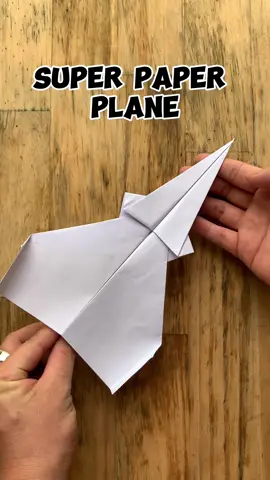 HOW TO PLAY A SUPER PAPER PLANE ORIGAMI #origami #DIY 