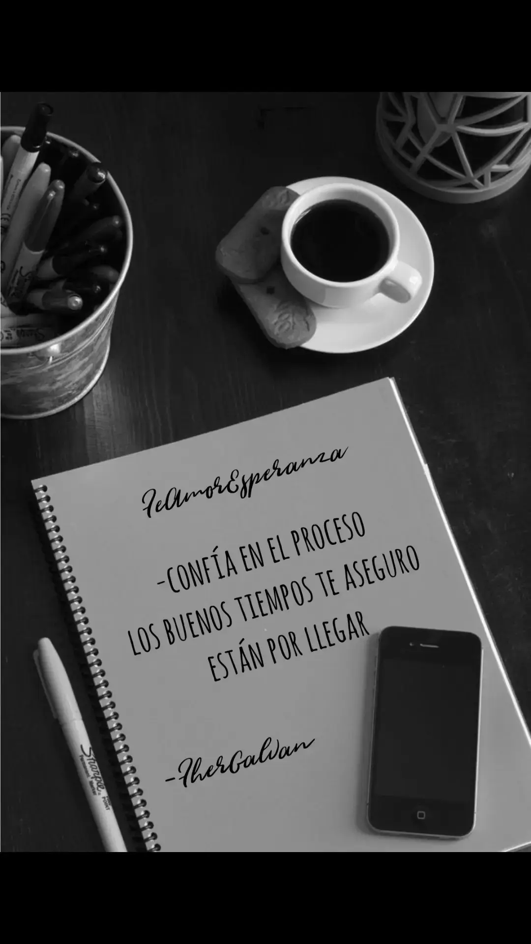 ##NotasDeElCorazon #FeamorEsperanza #FuerteComoElLeonDeDios #FherGalvan #Buendia #actitudpositiva #vibraalto #reflexiones #noclaudiques #fe #resiliencia #procesos #vida #animo #buendiamigente