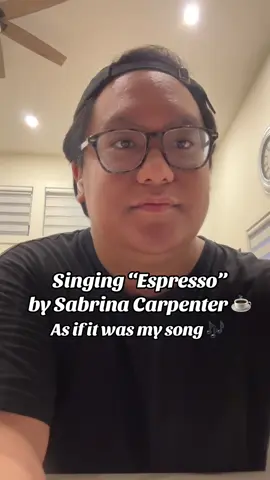 Decided to do my own twist to this song as if it were my song! @Sabrina Carpenter ☕️ #espresso #sabrinacarpenter #singingvideo #cover #singing #singer #rnb 