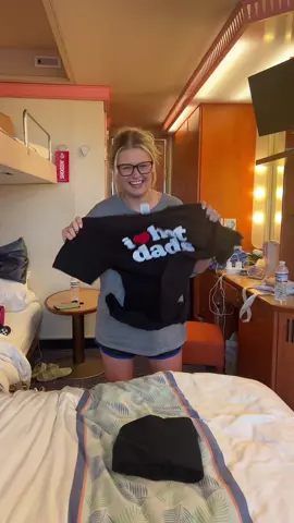 Funny shirt exchange before we get off of our cruise and on to the airport 😂 #girlstrip #bachelorette #funnyshirts #vacation #cruise 