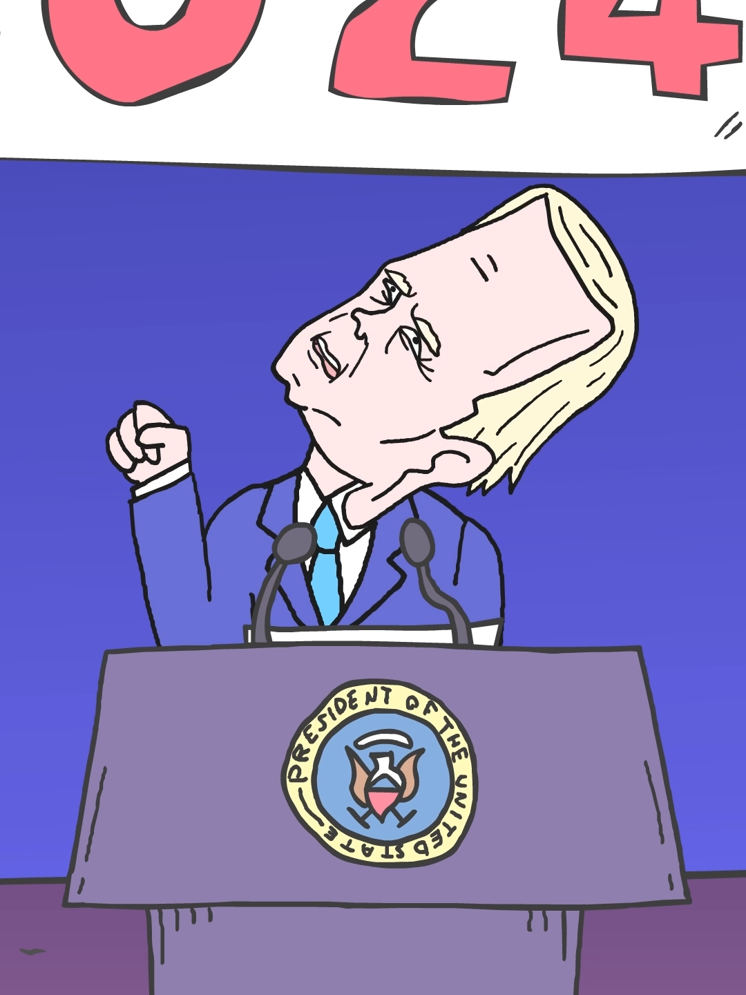 Biden non è mai stato meglio #biden  #trump #cartone #satira #satirapolitica #cartoneanimato