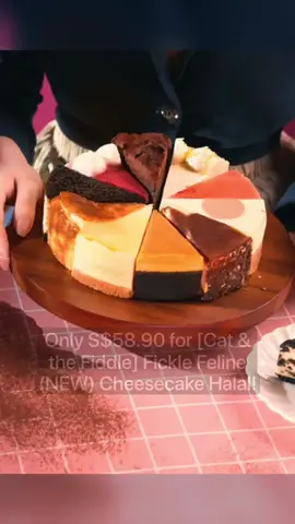 Only S$58.90 for [Cat & the Fiddle] Fickle Feline (NEW) Cheesecake Halal! Don't miss out! #weeklywedrush 