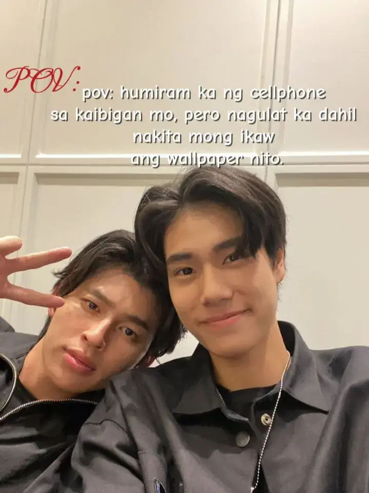 a pondphuwin au wherein nang hiram si xie (pw) kay vinz (p) ng cellphone pero nagulat siya dahil siya ang wallpaper nito. hahahaha corny mo ssob . . . #viral #xyzbca #fyp #dontletthisflop #blowthisup #gmmtv #foryou #delulu #pondphuwin #phuwintang #pondnaravit #au