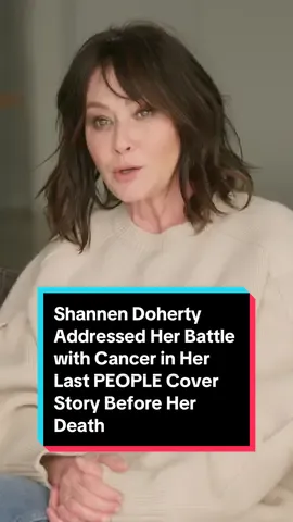 #ShannenDoherty bravely battled stage four #breastcancer. We’re revisting her courage in PEOPLE’s last cover story with her in 2023. #BeverlyHills90210 #Charmed #Cancer  