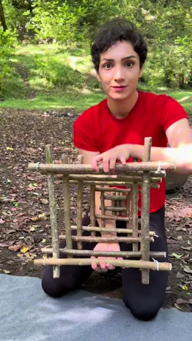 She Makes a Bushcraft Basket👍🏻 #survival #camping #Outdoors #bushcraft #lifehacks