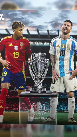 𝘍𝘐𝘕𝘈𝘓𝘐𝘚𝘚𝘐𝘔𝘈🤫 Yamal and Messi Meet again - this time on the 𝘱𝘪𝘵𝘤𝘩🔥🔥 #MASUKBERANDA #LEWATBERANDA #FINALISSIMA #SPAIN🇪🇸 #VERSUS #ARGENTINA🇦🇷 #MENYALAABANGKU🔥 #2024 #SEPAKBOLA #PENGENFYP #SEMANGAT 