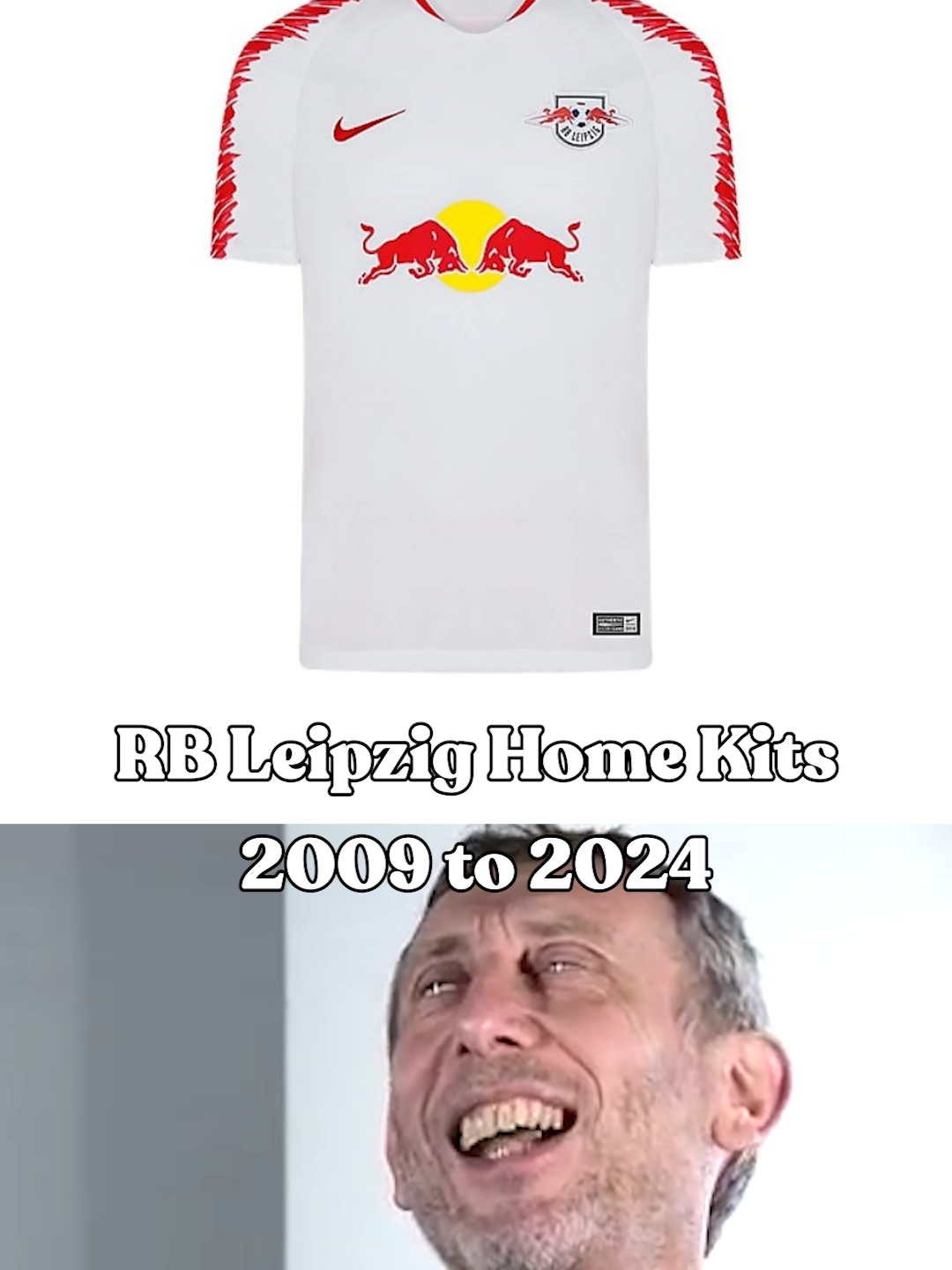 This is every RB Leipzig home shirt of all time. They've had some decent shirts in the last few years! #FootballShirts #FootballKits #SoccerJerseys #Bundesliga