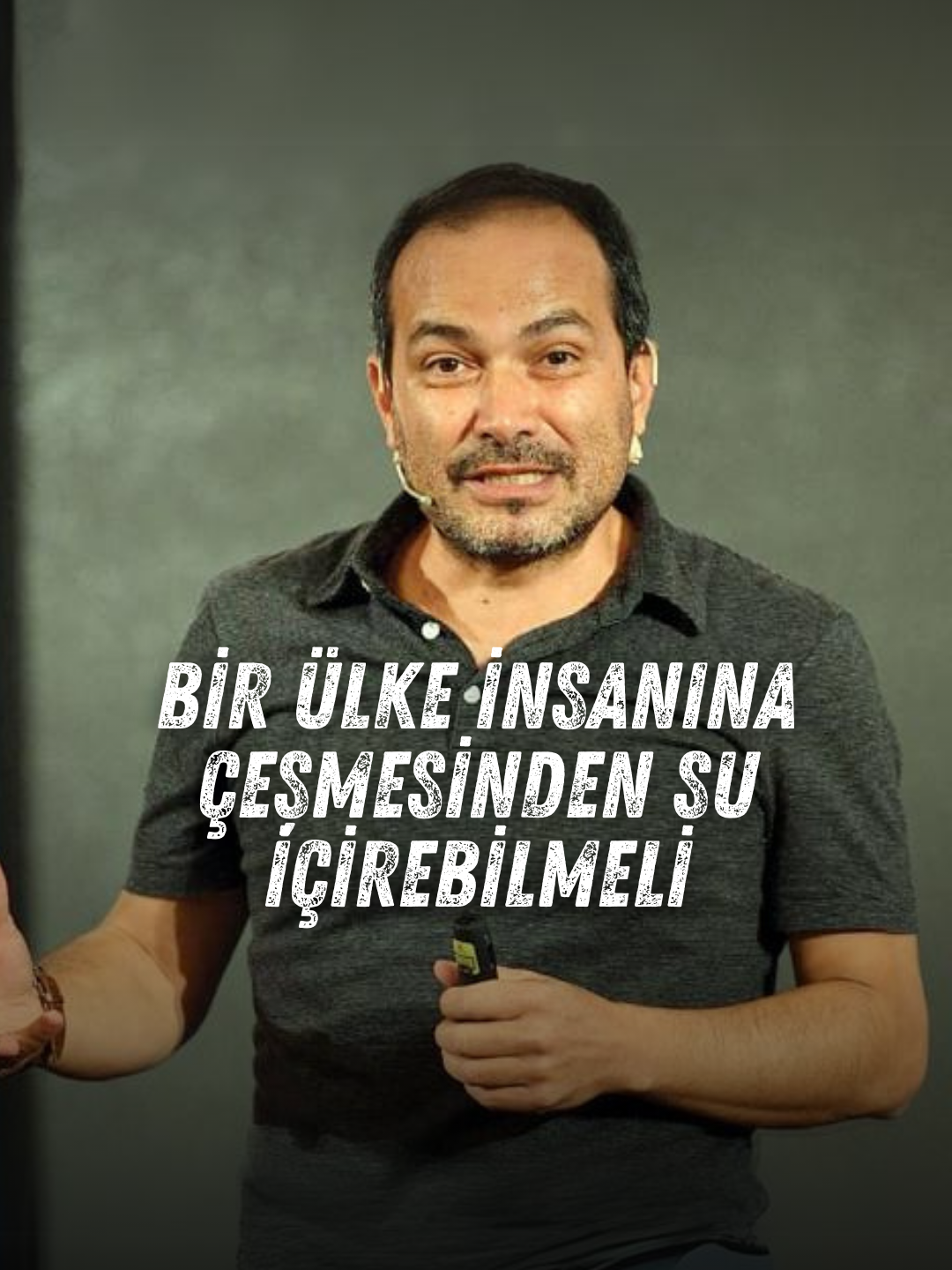 Bir ülke insanına çeşmesinden su içirebilmeli. #ahmetşerifizgören