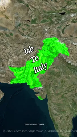 Isb To Italy #pakistan #india #map #facts #infotainmentcenter