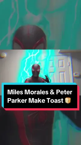 Spider-Man Miles Morales & Peter Parker's Toast Disaster! #spiderman #milesmorales #peterparker #ps5 #gaming #gamer #spiderverse #spiderman2 #prank #skit #fypage #virial #food #Foodie #comdey #toast #spidermanacrossthespiderverse #spidermannowayhome 
