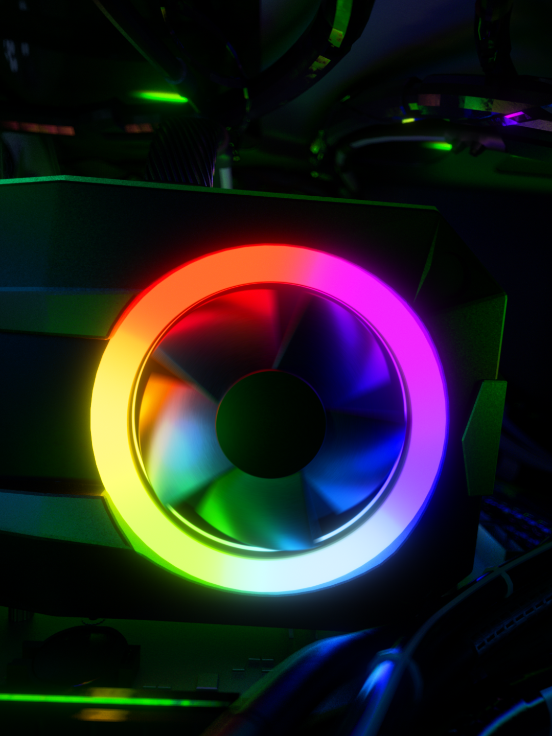 Careful, this RGB fan blade cuts. #Valorant