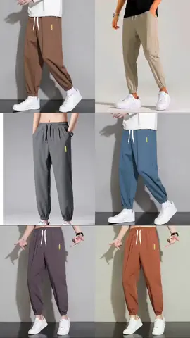 Fashion ice fiber fast dry pants/Light/thin pants/jogger pants for Unisex