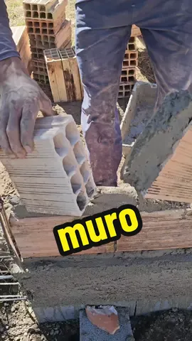 como fazer muro do jeito fácil e simples gastando pouco #pedreiro #contruçao #obra #reforma 